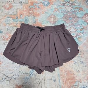 Women's Brown Athletic Shorts
